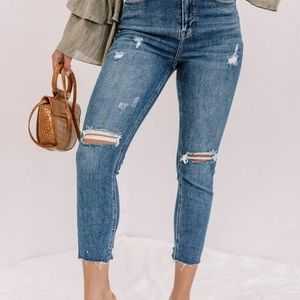 Risen Distressed Skinny Jean Size 32 (15)
